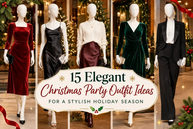 15 Elegant Christmas Party Outfit Ideas for a Stylish Holiday Season