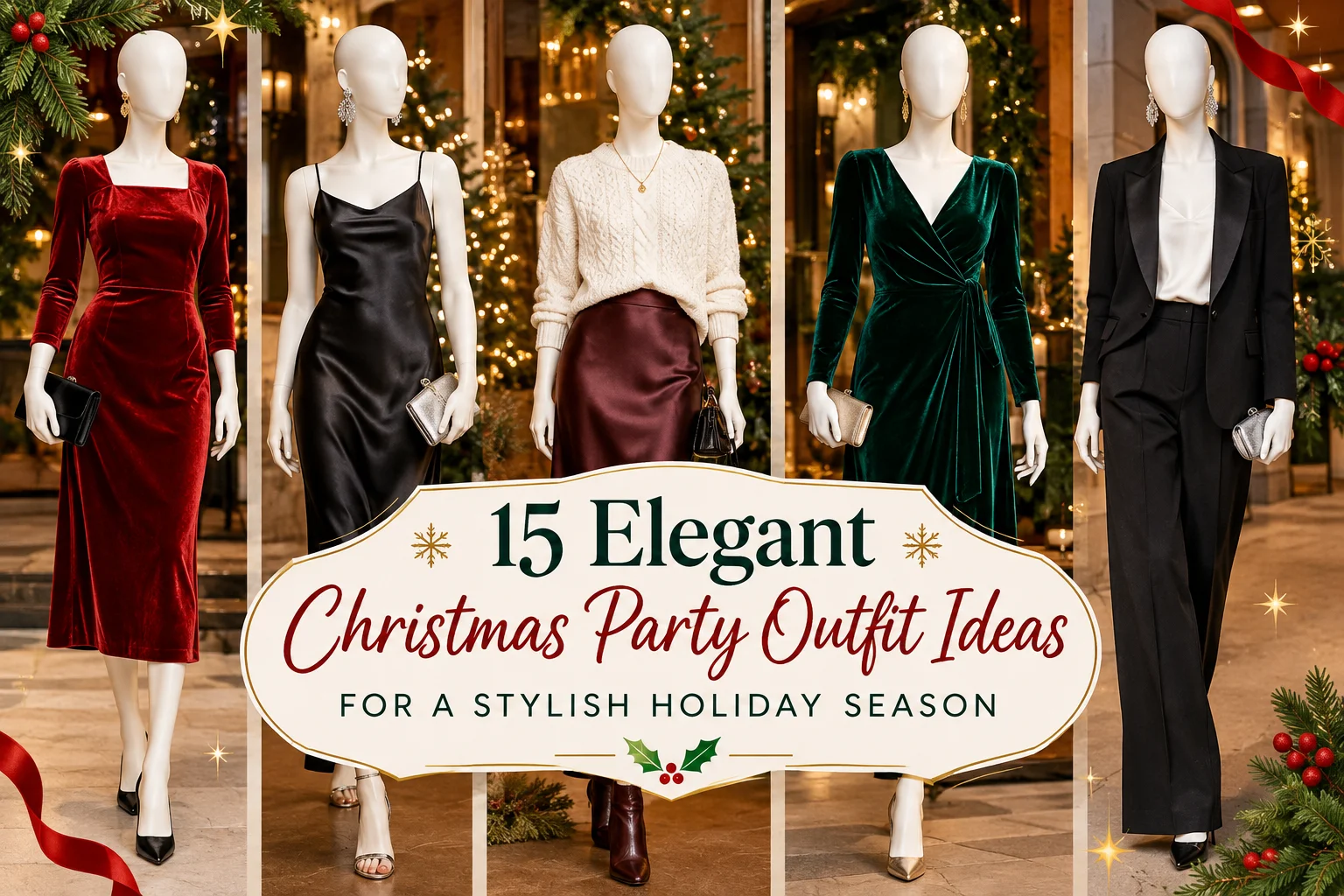 15 Elegant Christmas Party Outfit Ideas for a Stylish Holiday Season