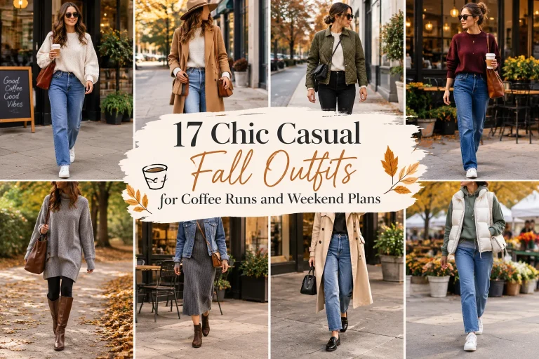 17 Chic Casual Fall Outfits for Coffee Runs and Weekend Plans