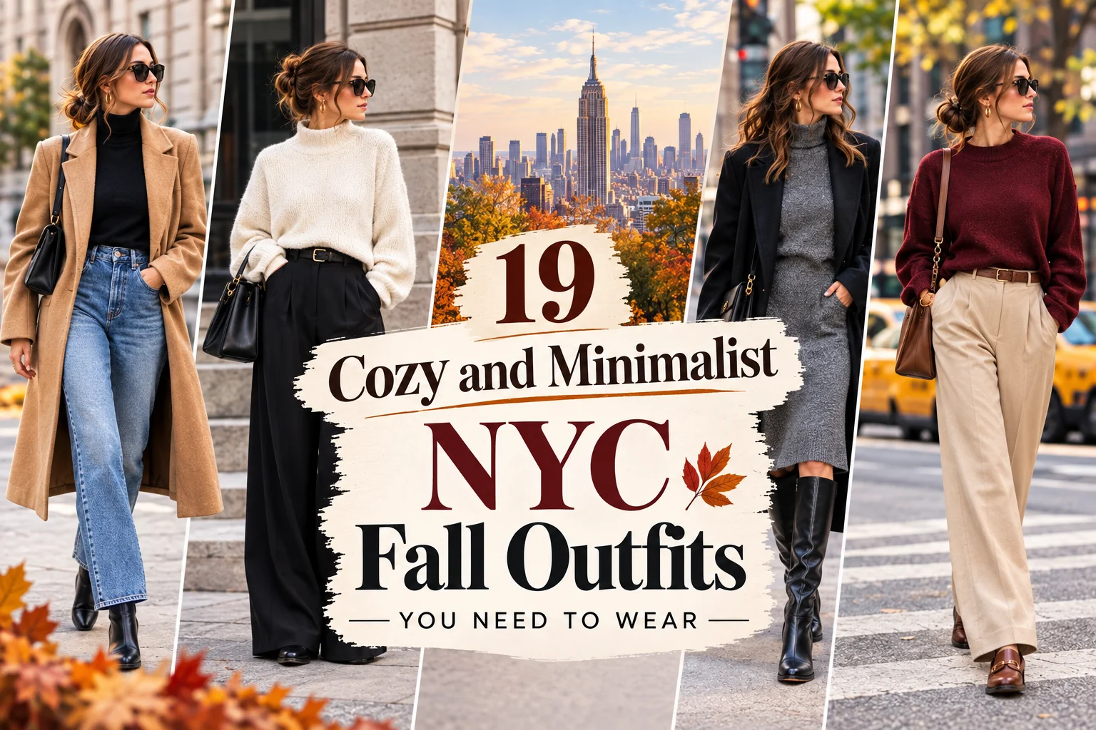 19 Cozy and Minimalist NYC Fall Outfits You Need to Wear