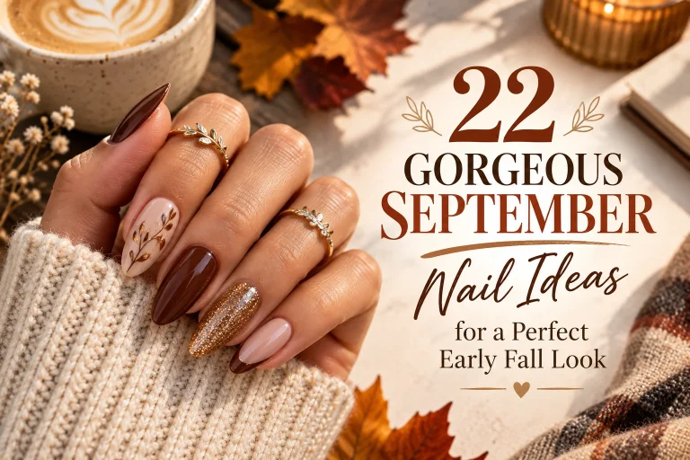 22 Gorgeous September Nail Ideas for a Perfect Early Fall Look top class attractive and unique feature image