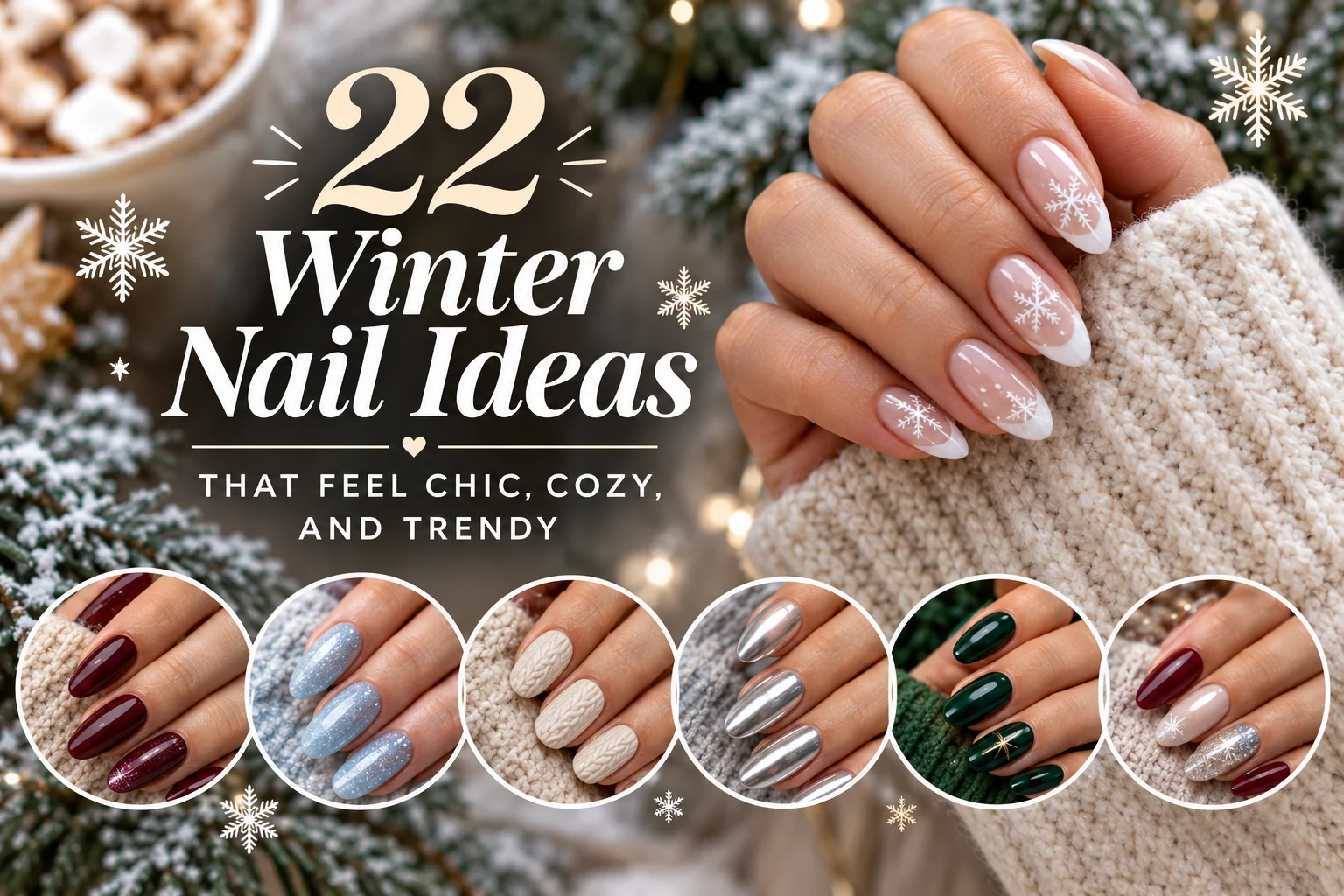 25 Winter Nail Ideas That Feel Chic, Cozy, and Trendy