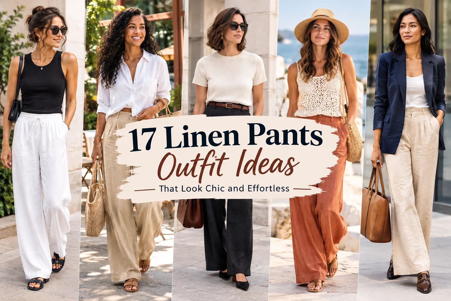 17 Linen Pants Outfit Ideas That Look Chic and Effortless