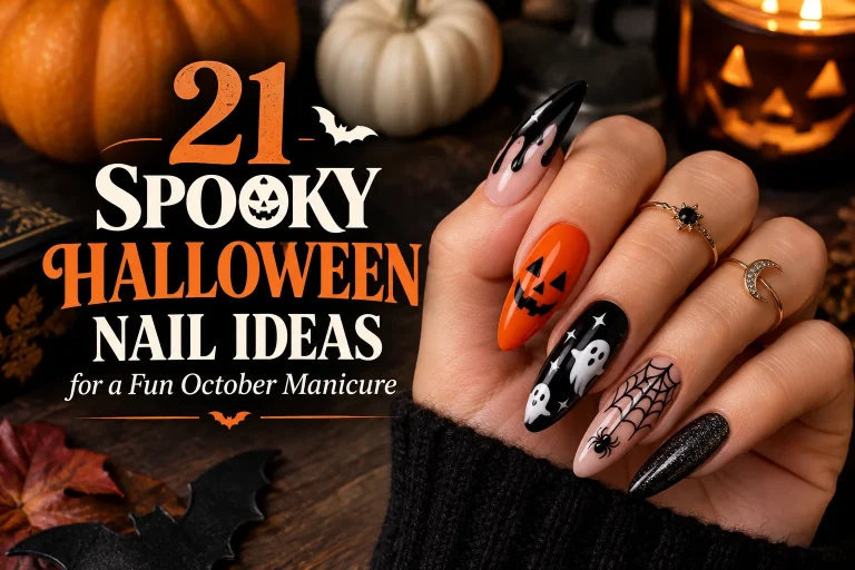 21 Spooky Halloween Nail Ideas for a Fun October Manicure