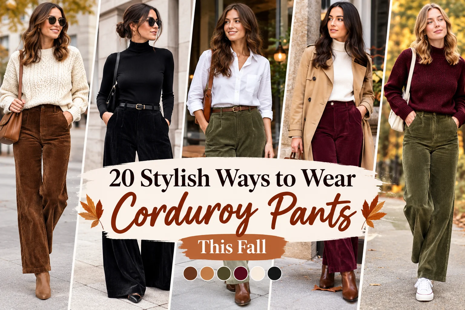 Corduroy Pants Outfit Ideas